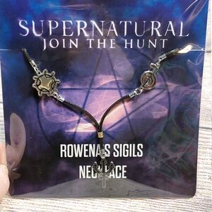 NWT Supernatural Rowena's Sigils Necklace Join The Hunt Culturefly Winchester